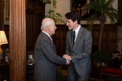 King Charles III welcomes Canada's Trudeau for private talks at royal residence