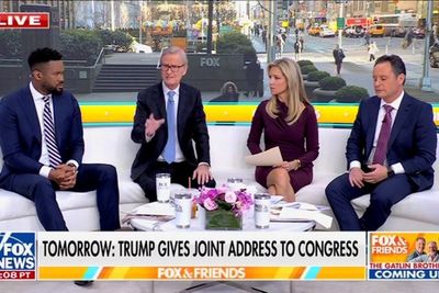 Fox & Friends now cites Covid as reason Trump skipped Biden’s inauguration