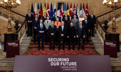 The Guardian view on the London defence summit: standing up for Ukraine