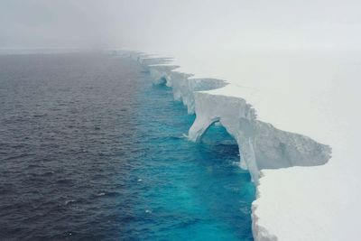 Iceberg twice the size of Greater London runs aground near South Georgia