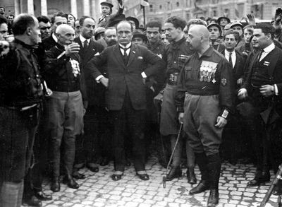 Mussolini’s March on Rome was neither peaceful nor bloodless