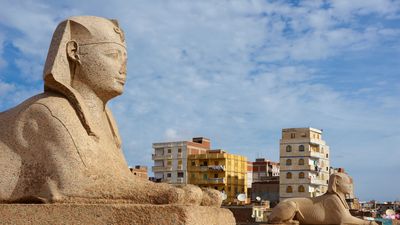 Ancient Egyptian city of Alexandria — the birthplace of Cleopatra — is crumbling into the sea at an unprecedented rate