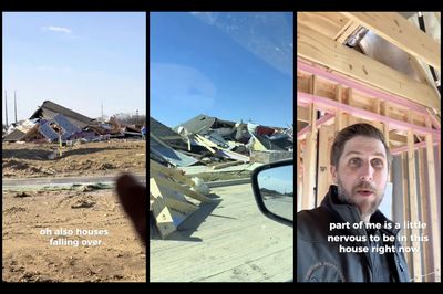 WATCH: Devastating Texas Winds Demolish Homes in Unfinished Housing Development