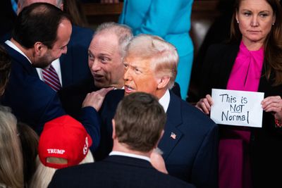 ‘Nothing I can say to make them happy’: Trump and Democrats face off during raucous speech - Roll Call