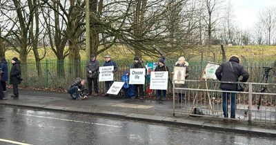 Anti-abortion protesters branded 'disgusting' as 'vigil' starts in Glasgow