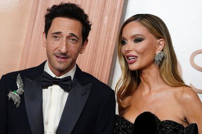 Adrien Brody's girlfriend Georgina Chapman breaks her silence on his Oscars kiss with Halle Berry