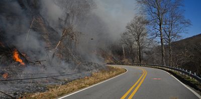 Carolina wildfires followed months of weather whiplash, from drought to hurricane-fueled floods and back to drought