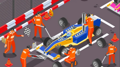 Optical illusion: Only a true 'F1' fan can spot 5 petrol cans in 7 seconds