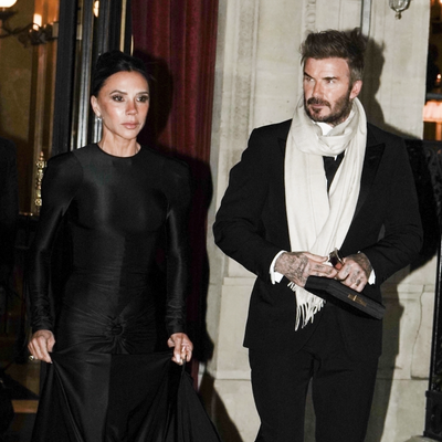 Victoria and David Beckham Wear Matching All-Black Looks for a Paris Fashion Week Date Night