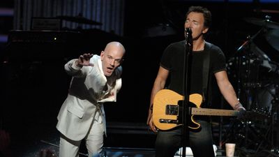 "Michael, come out and sing one with me please." Watch American icons Bruce Springsteen and Michael Stipe collaborate on a cover of Patti Smith's Because The Night and perform R.E.M. deep cut Bad Day together back in 2004