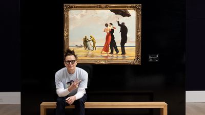 “I want to be a f***ing Medici.” A Banksy original formerly owned by Blink-182's Mark Hoppus has sold for £4.3million at auction, and the punk rocker wants to use the money to buy work from upcoming artists.