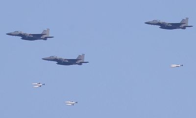 Fighter jet accidentally bombs village, injuring 15, during South Korea military drill