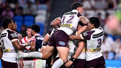 Maguire's Broncos bully Roosters in 50-14 NRL bash-up