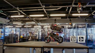 They're Teaching Robots How to Stunt Ride Motorcycles Now