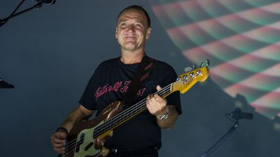 “For Pink Floyd songs, David is happiest when I play an old Fender with a pick”: Session legend Guy Pratt on the Jazz Bass he bought from John Entwistle and how he conjured a “massive octave-pedal freakout” with Madonna