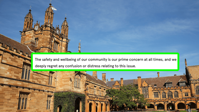 Sydney Uni Apologises To International Student Over Palestine Protests