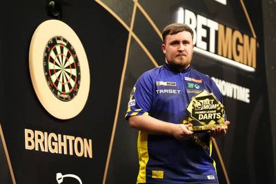 Luke Littler overcomes Nathan Aspinall for Brighton Premier League glory