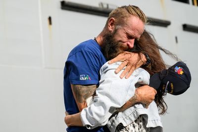 ‘Like a cat in a washing machine’: rescued rower feared he would die in Cyclone Alfred’s monster waves