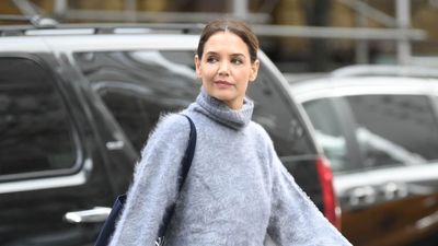 Katie Holmes' high street ballet flat is the spring shoe you'll wear more than trainers