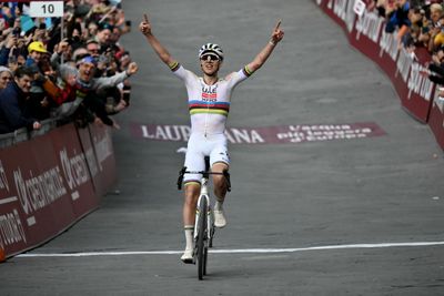 'Not the best way to win a race' - Tadej Pogačar comes back from dramatic crash to claim third Strade Bianche victory