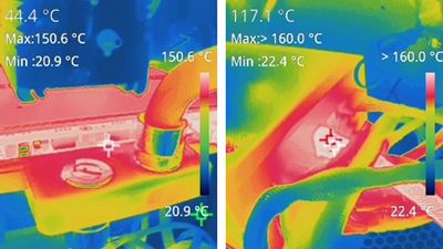 Nvidia RTX 5090's 16-pin power connector hits 150C in reviewer's thermal camera shots