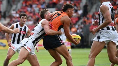 Giants backs Finn Callaghan as AFL star on the rise