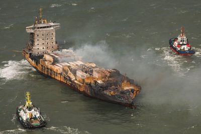 North Sea collision latest: Oil tanker blaze is finally extinguished – but Solong cargo ship remains on fire