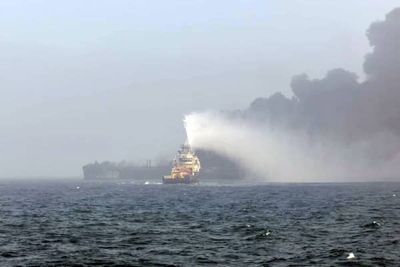 One person in hospital after 36 mariners rescued in North Sea oil tanker crash