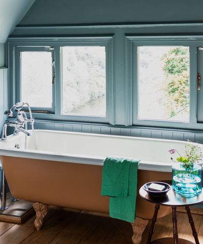 Farrow & Ball's De Nimes is 'timeless and flexible to use in any room' – here's how to decorate with this muted blue paint