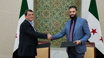 Syria merges Kurdish-led Syrian Democratic Forces into state institutions