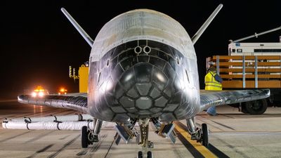 Top-secret X-37B space plane returns to Earth in dead of night after mysterious 434-day mission, US military reveals