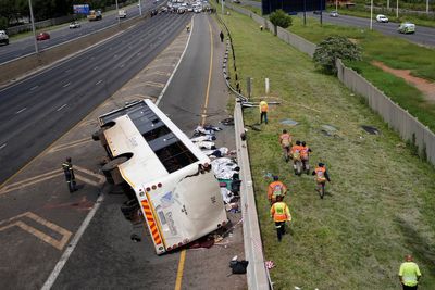 12 dead, 45 injured in horror bus crash that left patients ‘lying across the road’