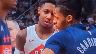 Watch: Wizards' Rookie Bub Carrington Taunts RJ Barrett To Punch Him