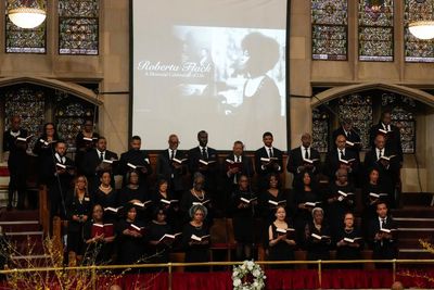 Music flows as Stevie Wonder and Lauryn Hill lead tributes at Roberta Flack memorial