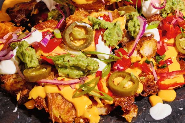 Smashed potatoes, but make them nachos – Poppy O’Toole reinvents a classic