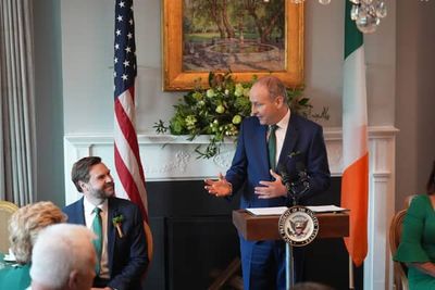 Irish premier praises Trump’s progress on brokering peace ahead of meeting