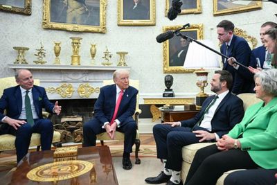 Trump Declares Ireland Is Taking Advantage of US While Sitting Right Next to Country's Prime Minister