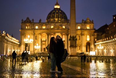 Pope marks the 12th anniversary of his papacy hospitalized but with condition improving