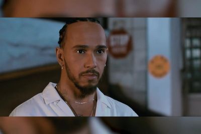 Lewis Hamilton recreates iconic 1980s film to celebrate first season with Ferrari