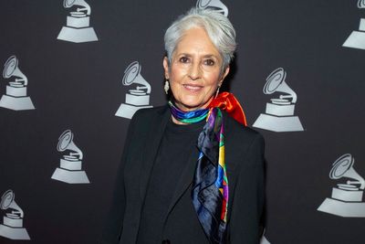 Joan Baez hits out at ‘incompetent billionaires’ running the US: ‘Our democracy is going up in flames’