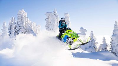 Polaris' New and Updated Snowmobiles Go Hard