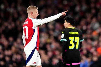 Arsenal ‘cannot relax for a second’ against Real Madrid – Oleksandr Zinchenko