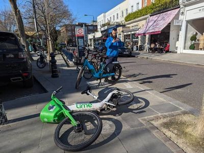 Lime and Forest e-bikes dumped on pavement near Harrods seized in council crackdown