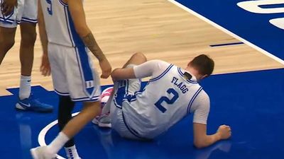 Cooper Flagg Exits Duke ACC Tournament Game With Apparent Ankle Injury