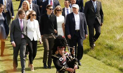 Scotland’s first minister holds ‘warm’ meeting with Eric Trump in Edinburgh