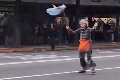 WATCH: Police Fire at Elderly Woman as Argentina Faces Violent Protests Over Pension Cuts