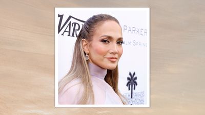 Jennifer Lopez's nude tapered nails are like a clean, blank canvas for spring