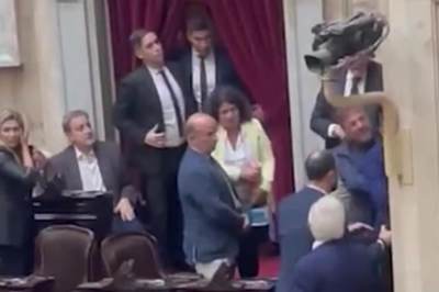 Brawl breaks out in parliament during debate on crypto scandal linked to Argentine president