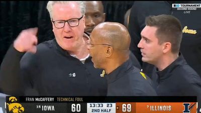 Iowa Coach Fran McCaffrey Ejected After Back-to-Back Technicals at Big Ten Tourney