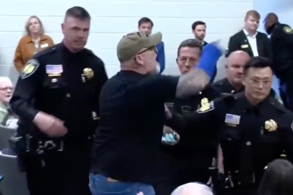 North Carolina Republican heckled by angry constituent as another town hall erupts